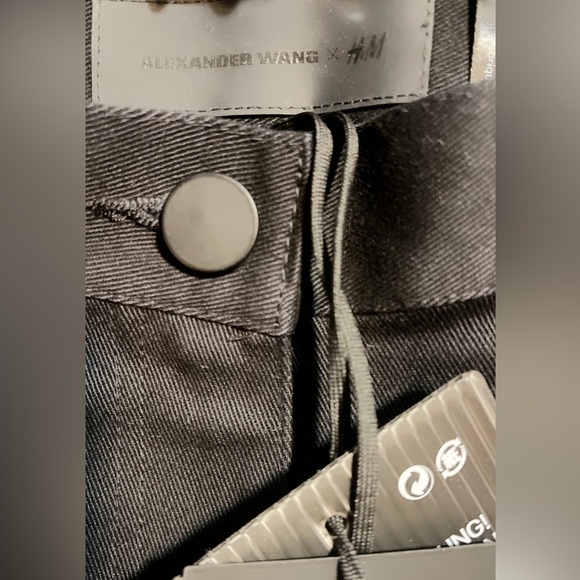 NWT Alexander Wang x HM Patterned Stretch Trendy Stylish black denim jeans 4 - Picture 4 of 6